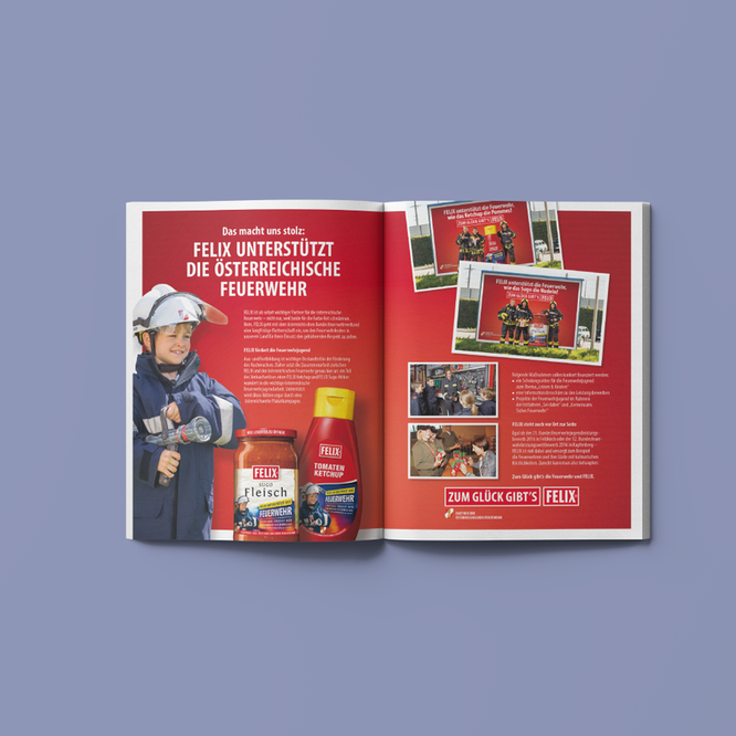 Felix Feuerwehr Kampagne