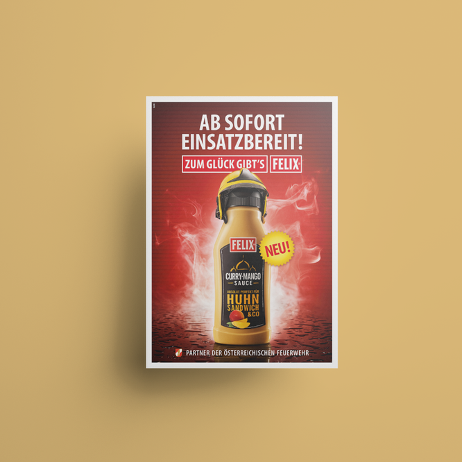 Felix Feuerwehr Kampagne